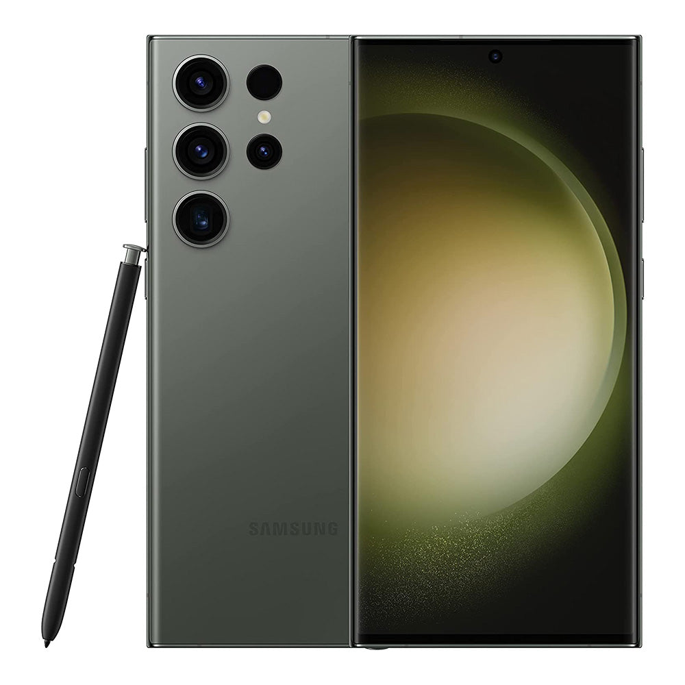 Samsung Galaxy S23 Ultra 5G Dual SIM Green 12GB RAM 512GBMobilesUltra RebornMore innovation, less footprintOur striking symmetrical design returns with one major difference: the use of recycled and eco-conscious materials. From repurposed glass to the col